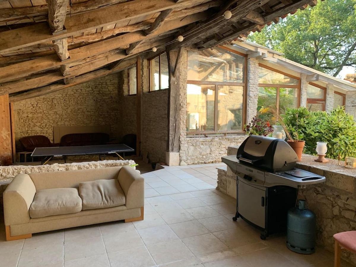 Country Villa For 19 Pool Cinema Football Pitch Verteillac المظهر الخارجي الصورة